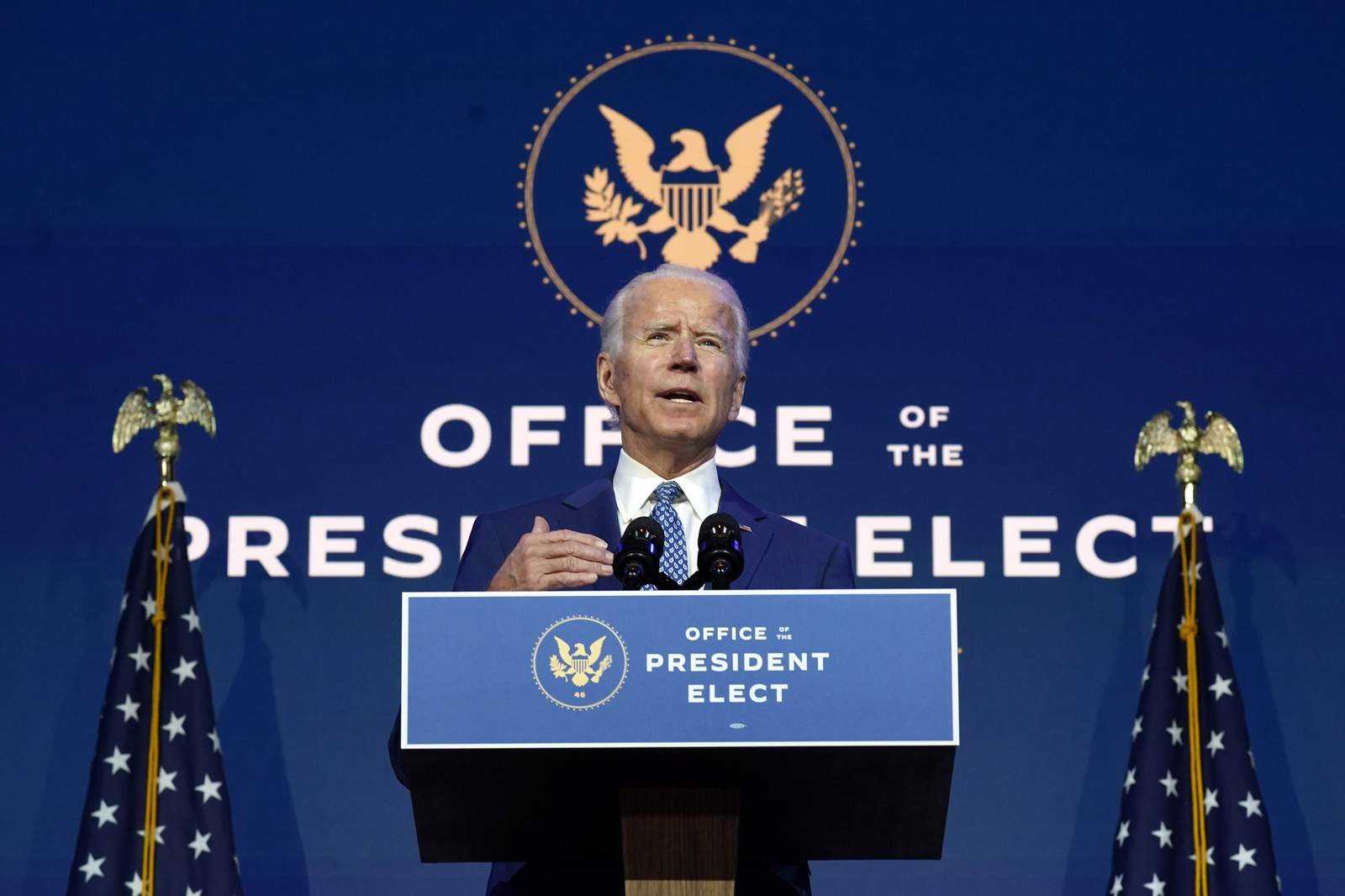 President-elect Joe Biden unveils plans for addressing the COVID-19 pandemic