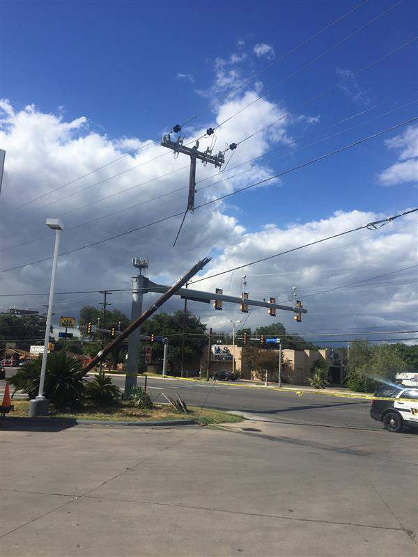 Officials: Woman crashes into utility pole, causing power outage on Northwest Side