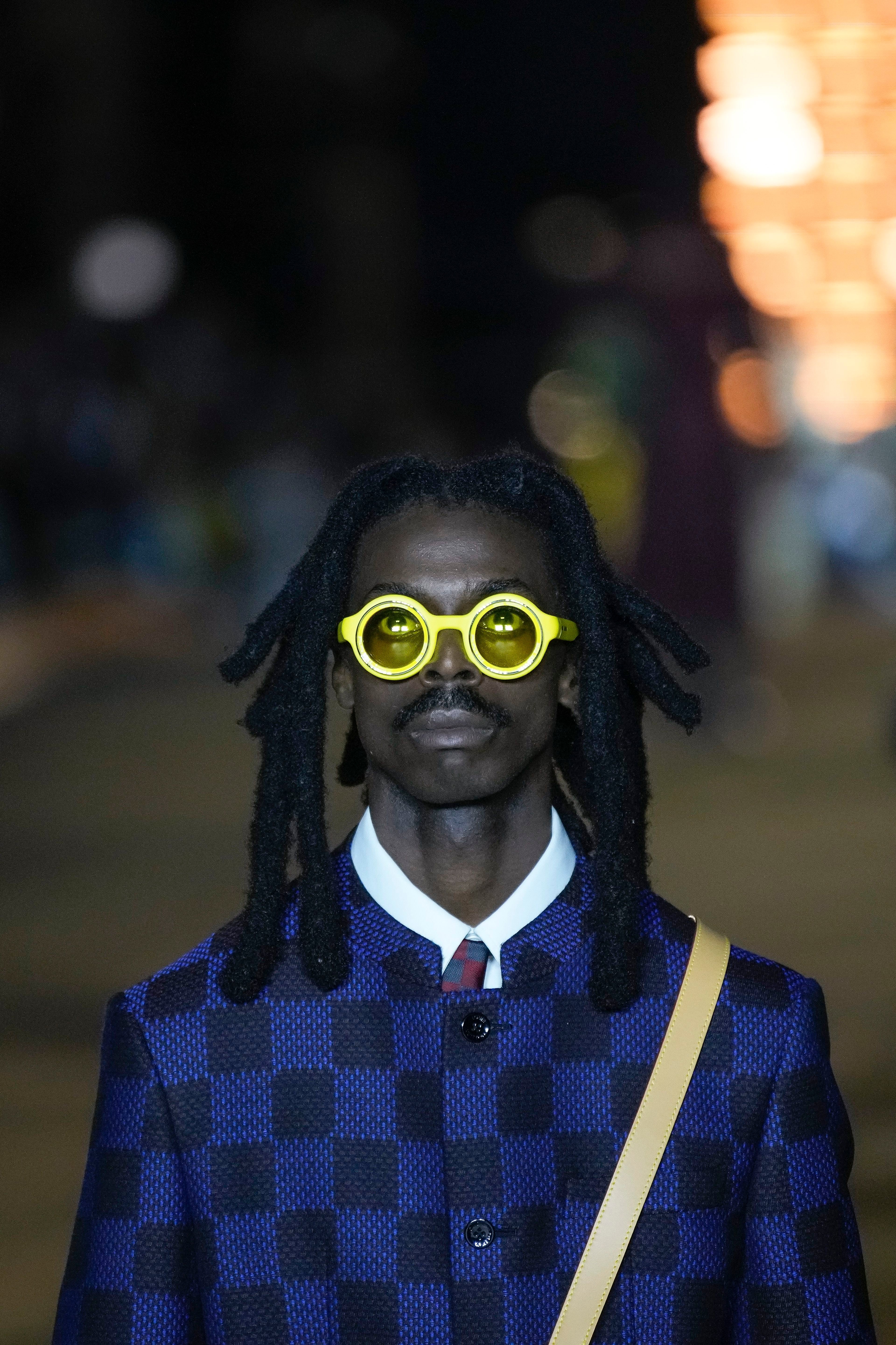 Pharrell Williams' Louis Vuitton Show References Love but Also War