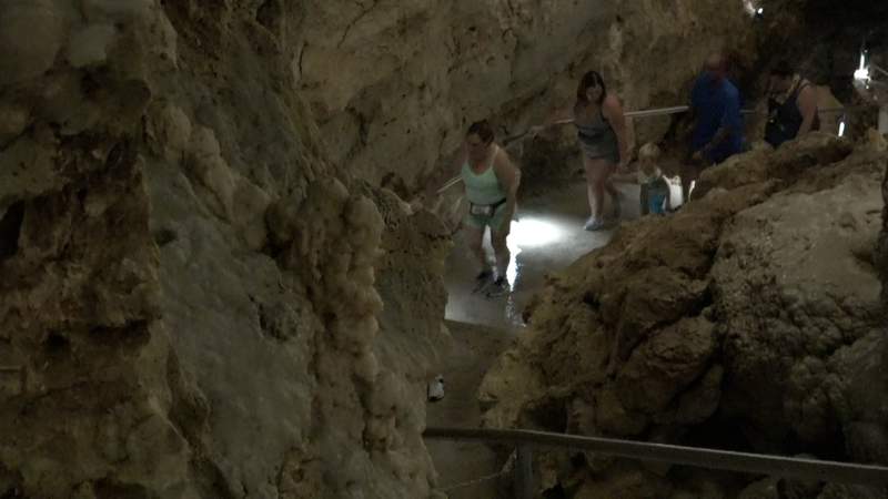 ‘People are coming back and they’re happy to be here’: More tourists seek adventure at Natural Bridge Caverns