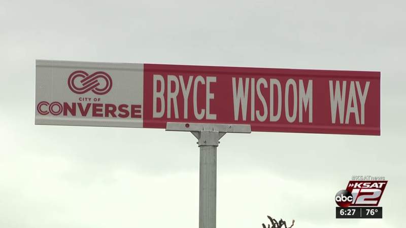 “Bryce Wisdom Way”: City of Converse honors Judson ISD student with street sign