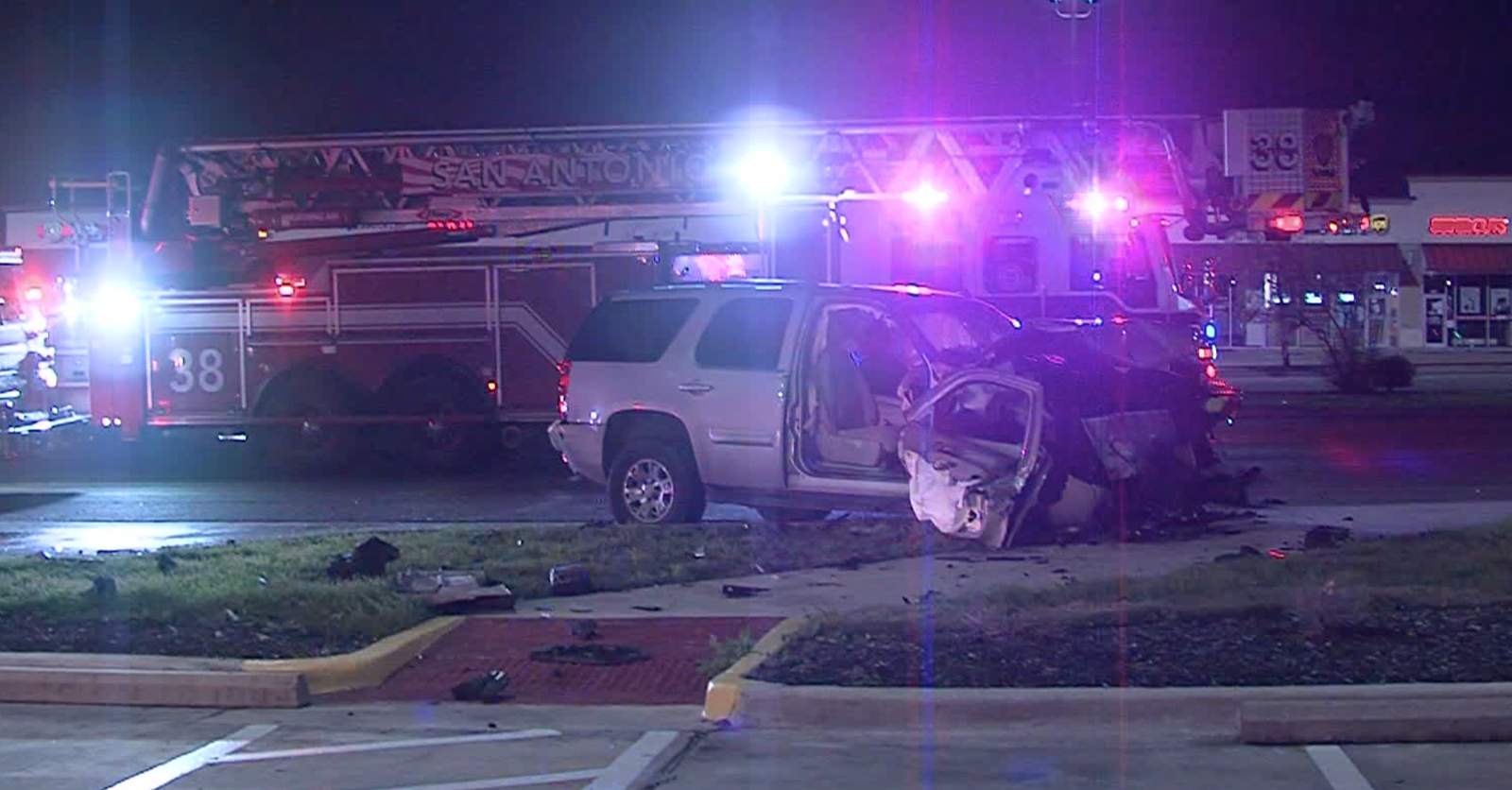Family of four hospitalized following overnight crash on Northeast Side, police say