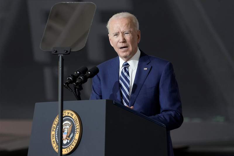 President Joe Biden says Texas voting bill is “part of an assault on democracy”