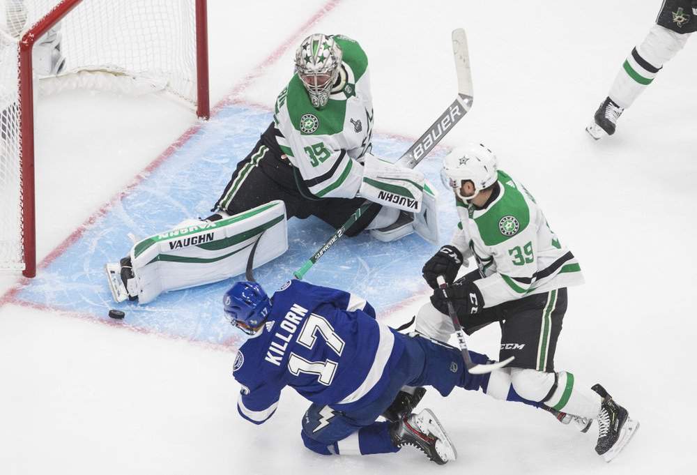 'Hit ‘em!’: Stars hammer Tampa 4-1 to open Stanley Cup Final