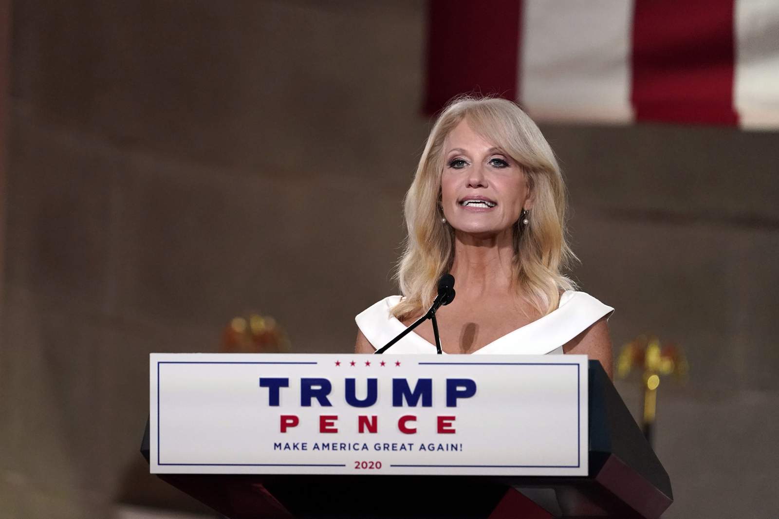 The Latest: Kellyanne Conway tests positive for coronavirus