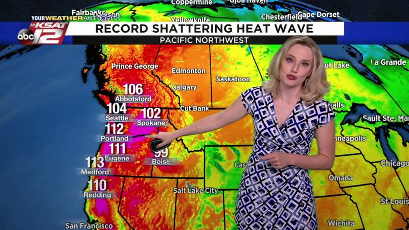 Temperatures soar above 110° in Pacific Northwest, possible ‘1 in 1,000-year’ event