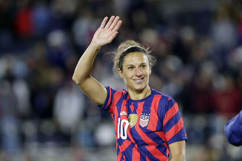 Carli Lloyd plays final match for US in rout of South Korea