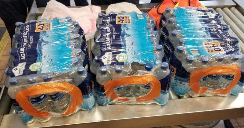 El Paso Customs and Border Protection officers seize 120 water bottles filled with liquid meth