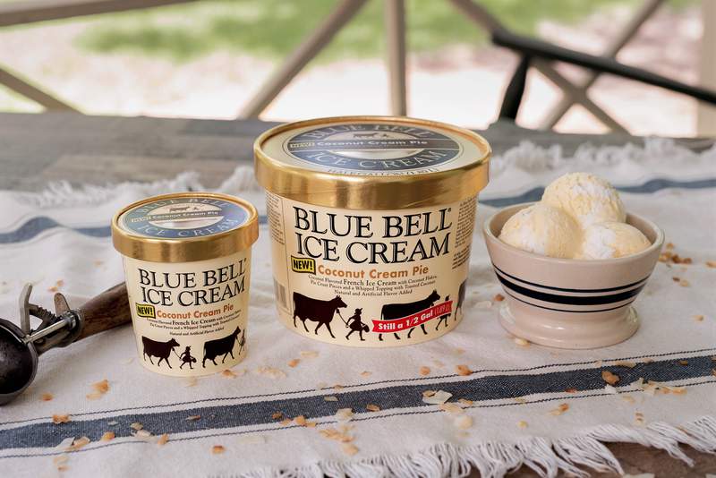 Blue Bell debuts coconut cream pie flavor for National Ice Cream Month