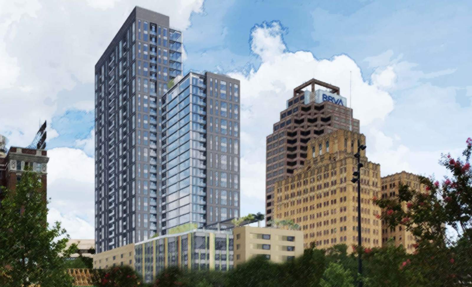 How Weston Urban’s 32-story tower could look in the San Antonio skyline