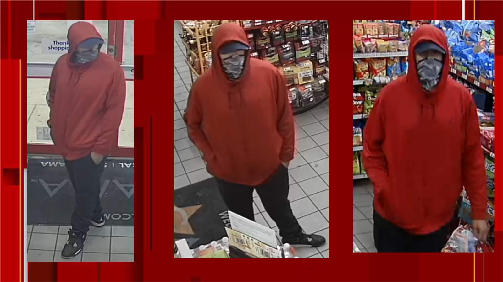 Do you know this man? San Marcos police need your help tracking down this robbery suspect