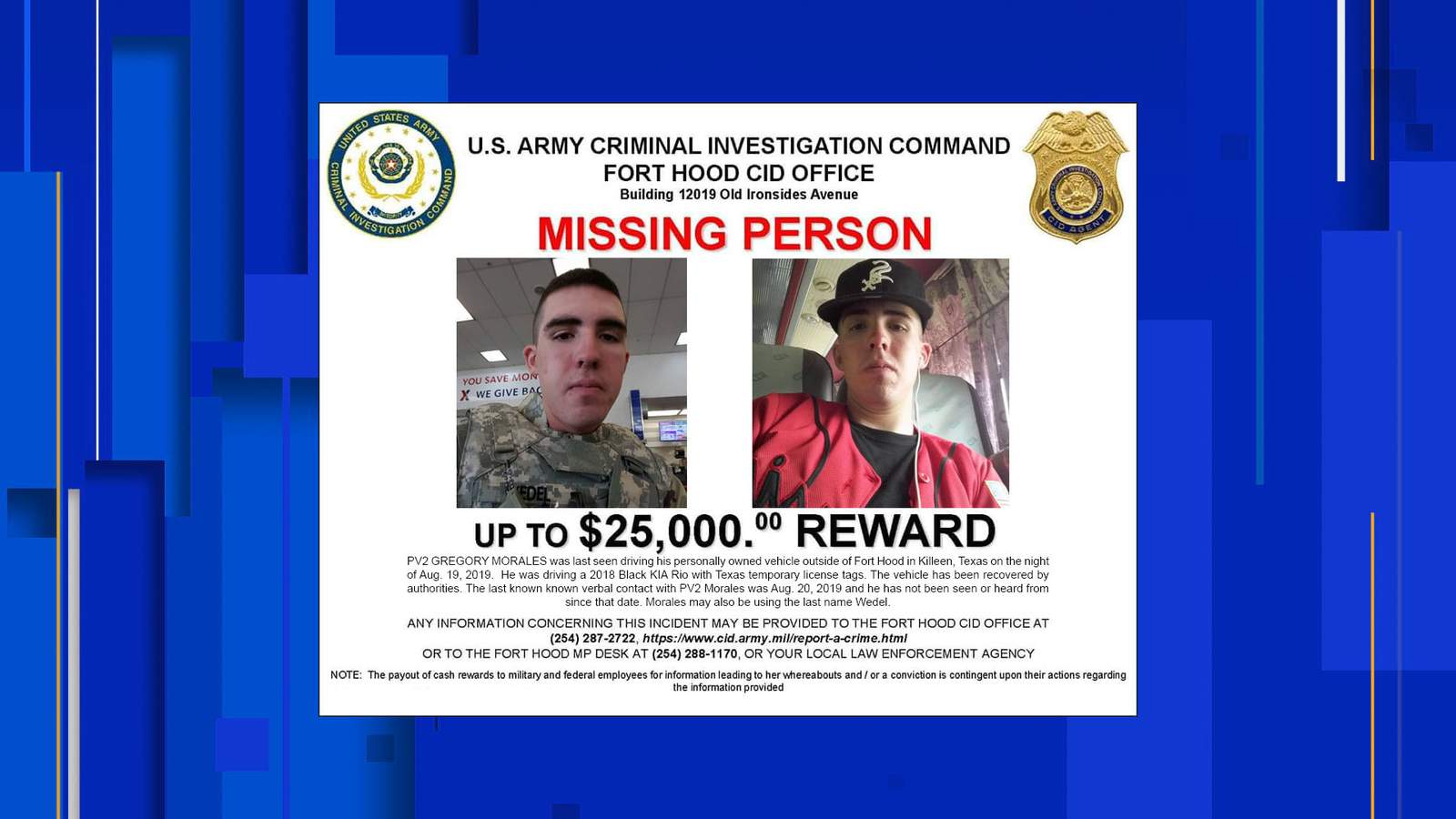 Reports: Remains found near Fort Hood belong to soldier missing since 2019, mother says