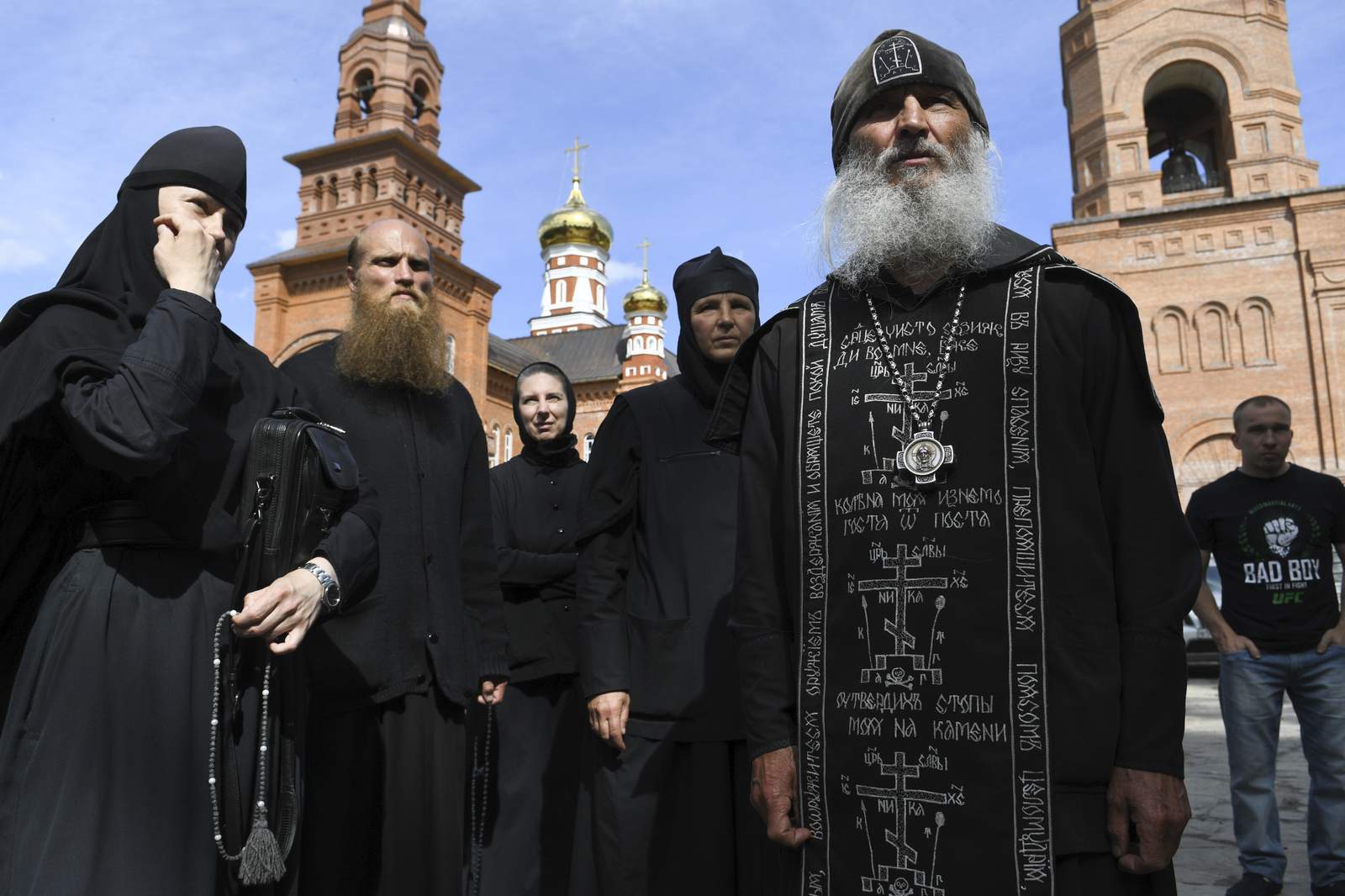Russian monk denying coronavirus takes control of monastery
