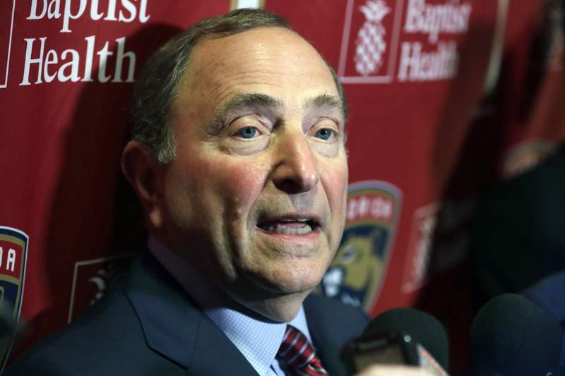 Bettman casts doubt on NHL players going to Beijing Olympcs