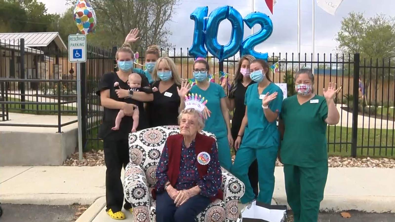 Live Oak resident celebrates turning 102 with parade
