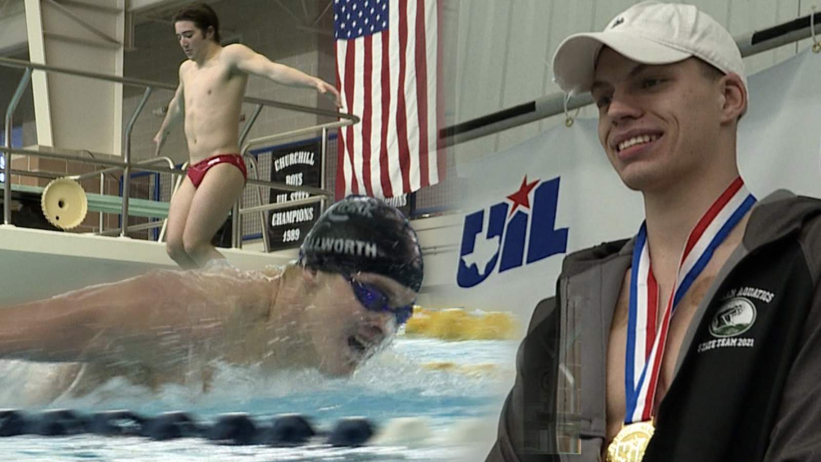 Reagan’s Prior wins 50 Free title, Clark’s Stallworth earns podium finish at UIL Boys 6A State