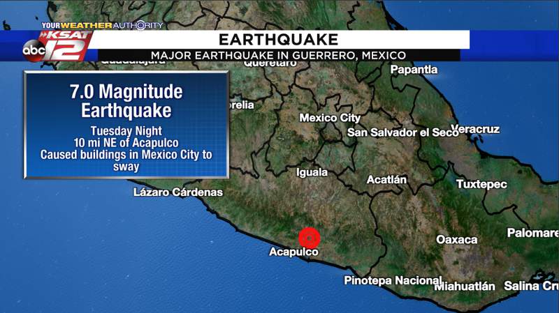 Strong quake hits near Acapulco, buildings sway in capital