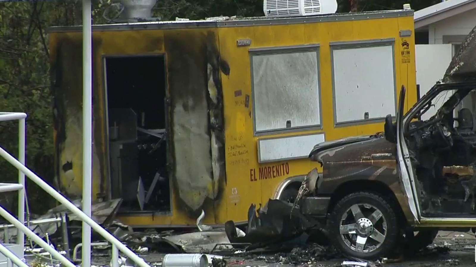 Explosions at San Marcos food truck park damage buildings a block away