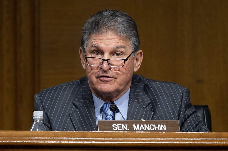 Hundreds protest Manchin’s opposition to voting law overhaul