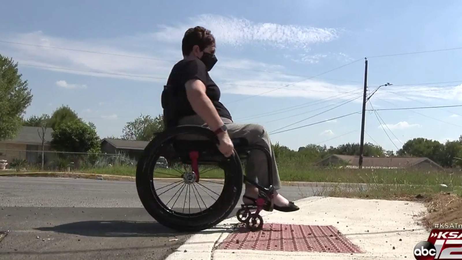 Viewer wants to know why wheelchair ramps installed in his neighborhood don’t connect to any sidewalks