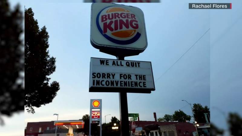 Can’t have it your way: Burger King employees use restaurant’s sign to announce ‘we all quit’