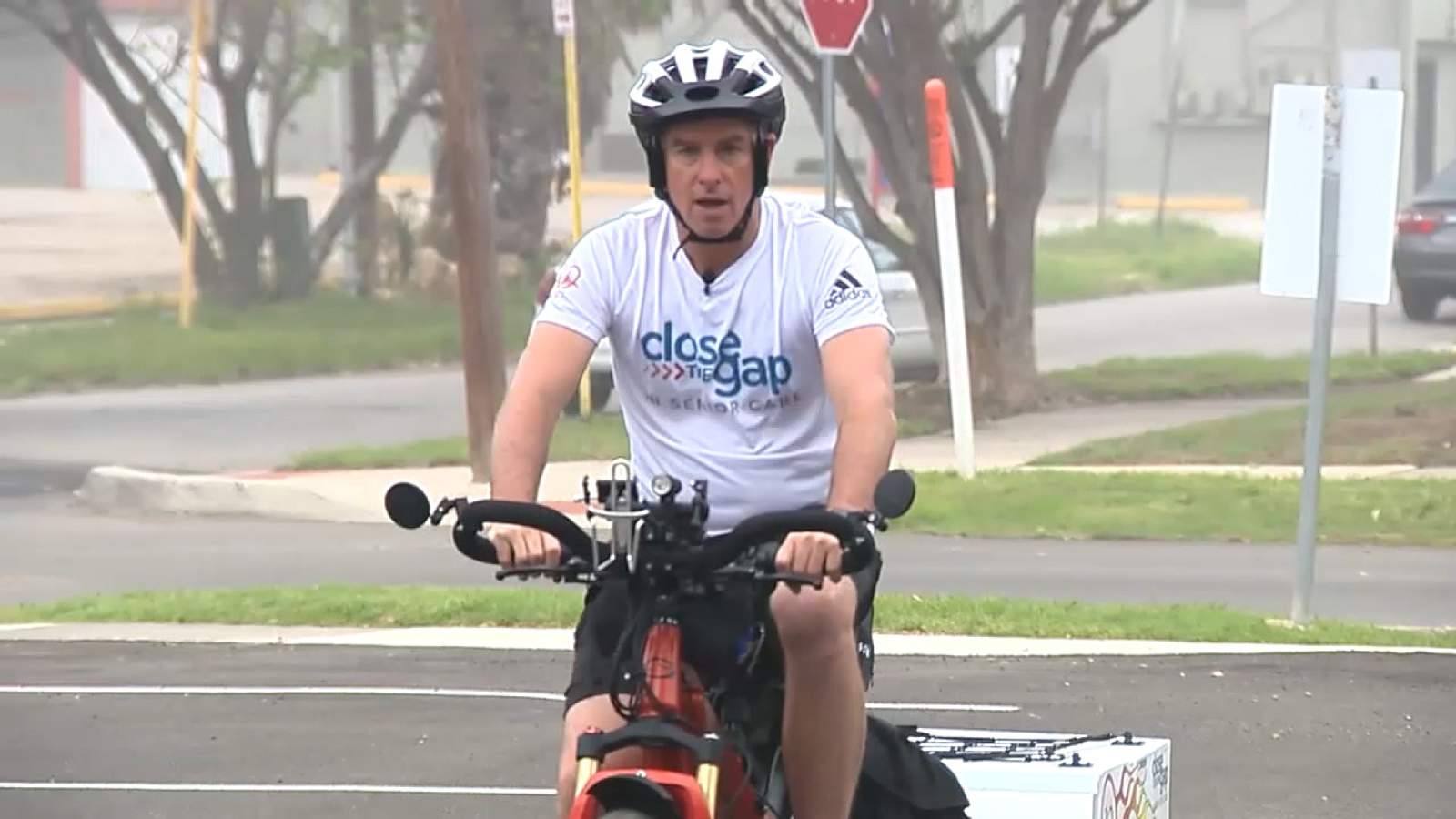A San Antonio CEO is biking 9,000 miles for senior care