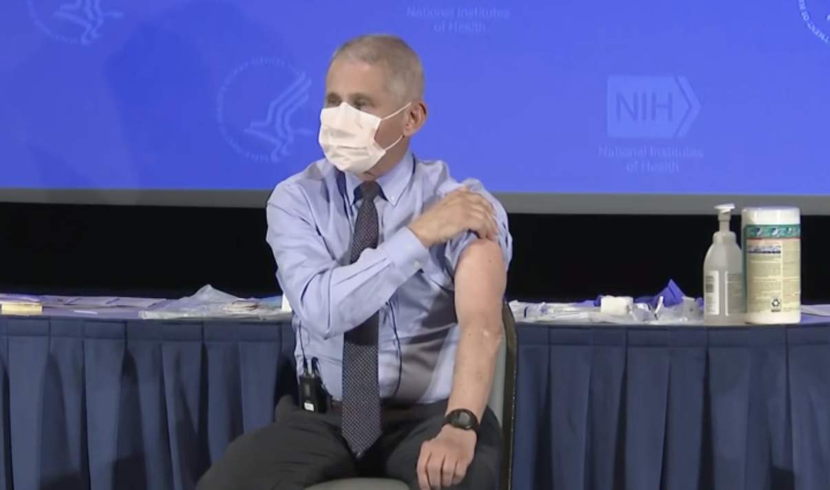 Dr. Fauci receives COVID-19 vaccine, says it’s an ‘important moment’
