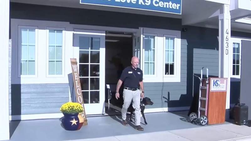 New facility for K9s for Warriors in San Antonio pairs service dogs with veterans battling PTSD