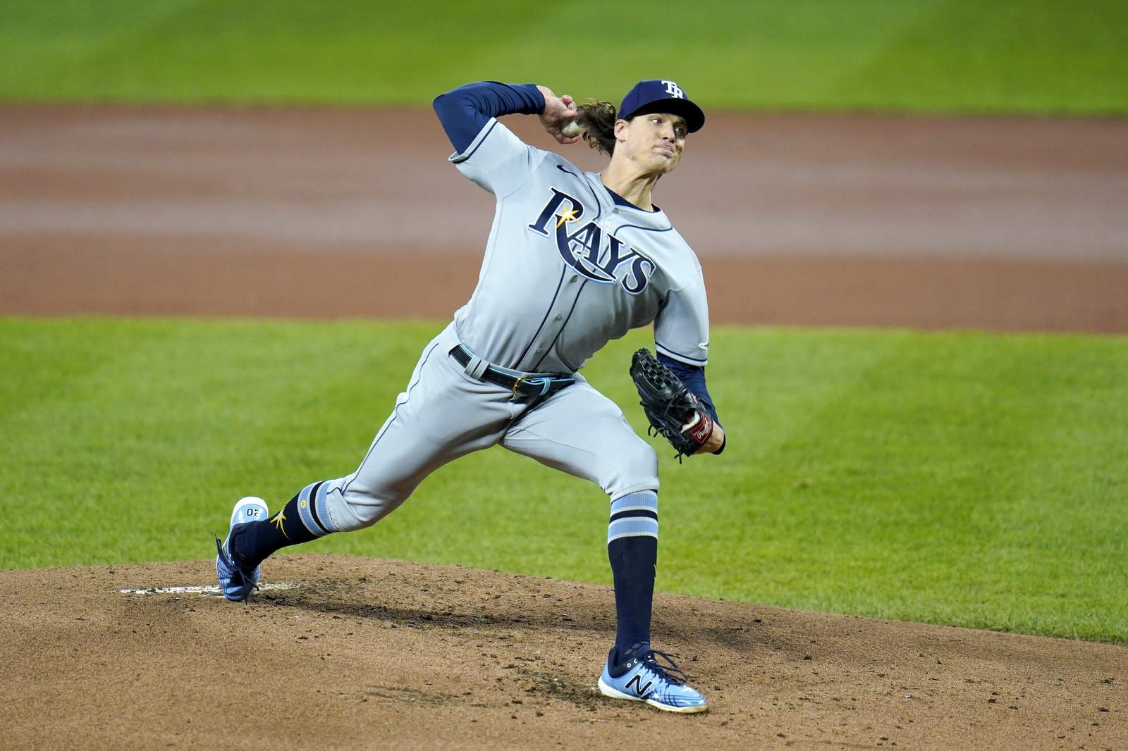 LEADING OFF: Glasnow, Rays try to win AL East, Bieber ready