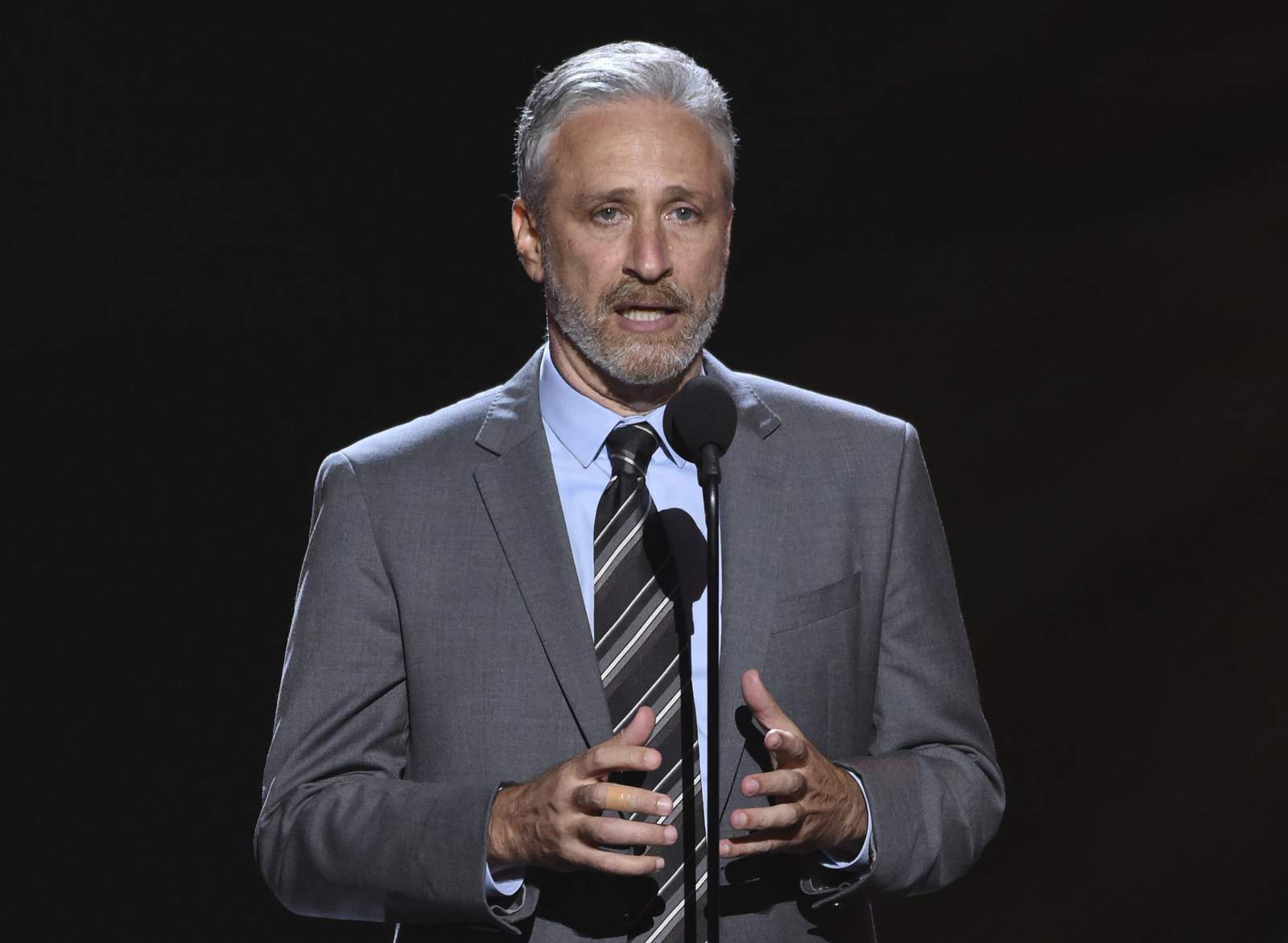 Jon Stewart will be back in the host's chair for Apple TV+