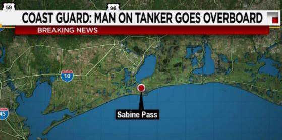 Search continues for crew member who fell off tanker ship along Texas coast