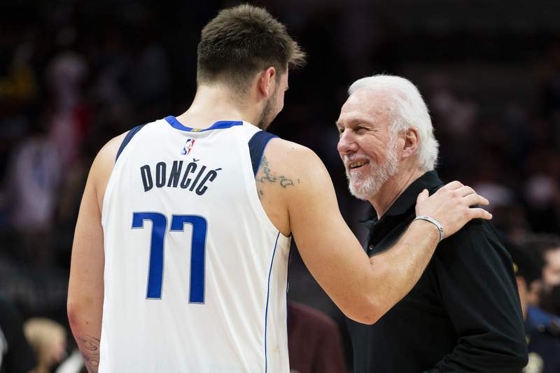 Doncic scores 25, Mavs beat Spurs 104-99 after wild swings