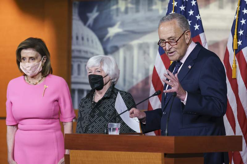 Democrats see tax 'framework' to pay for huge $3.5T package