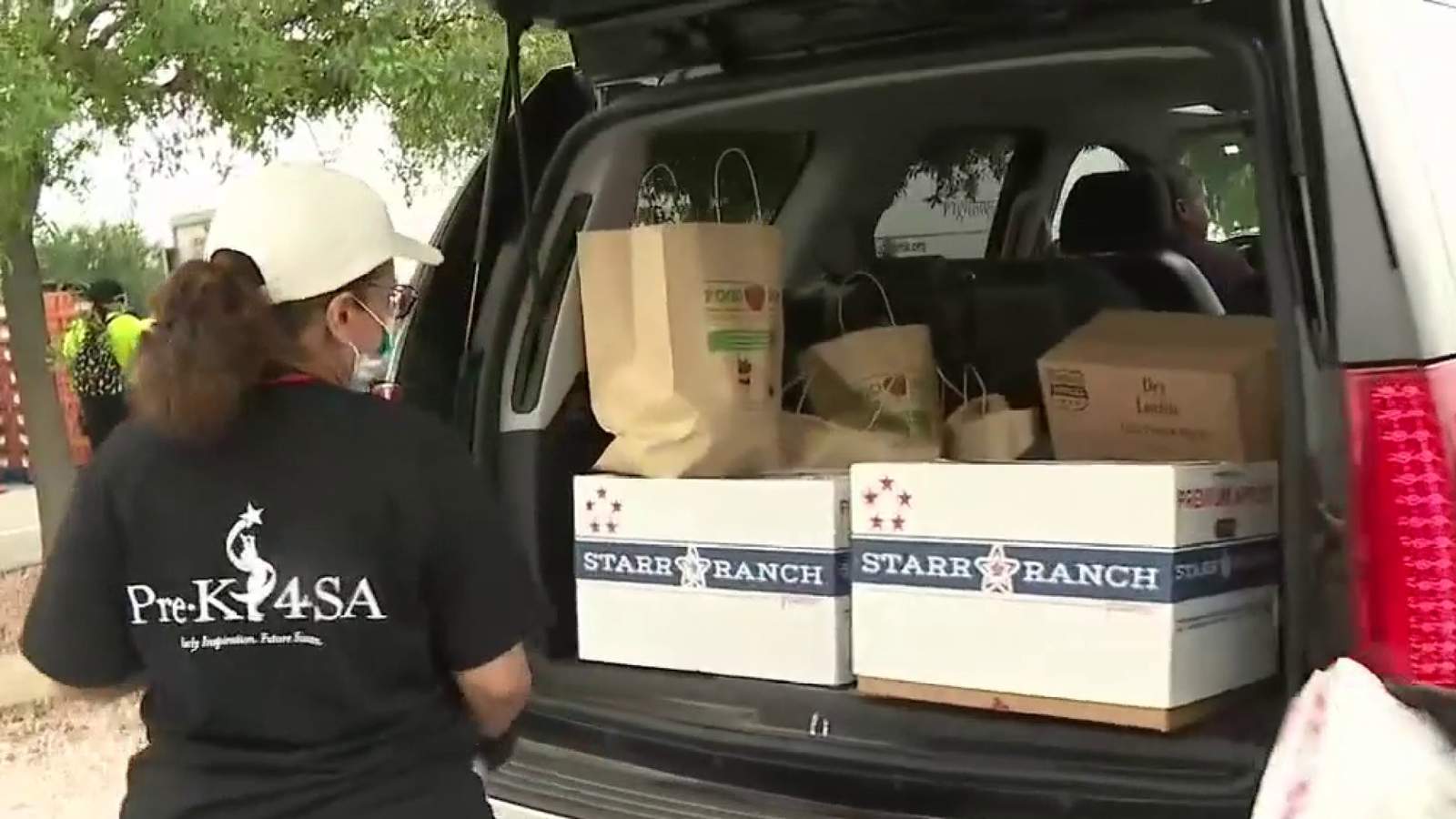 San Antonio Food Bank continuing with mega drive-thru giveaways