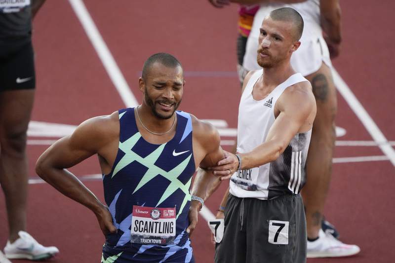The Latest: Scantling wins decathlon, off to Tokyo Games