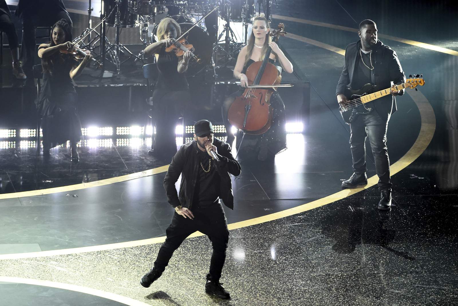 We now know why Eminem performed at the Oscars -- sort of