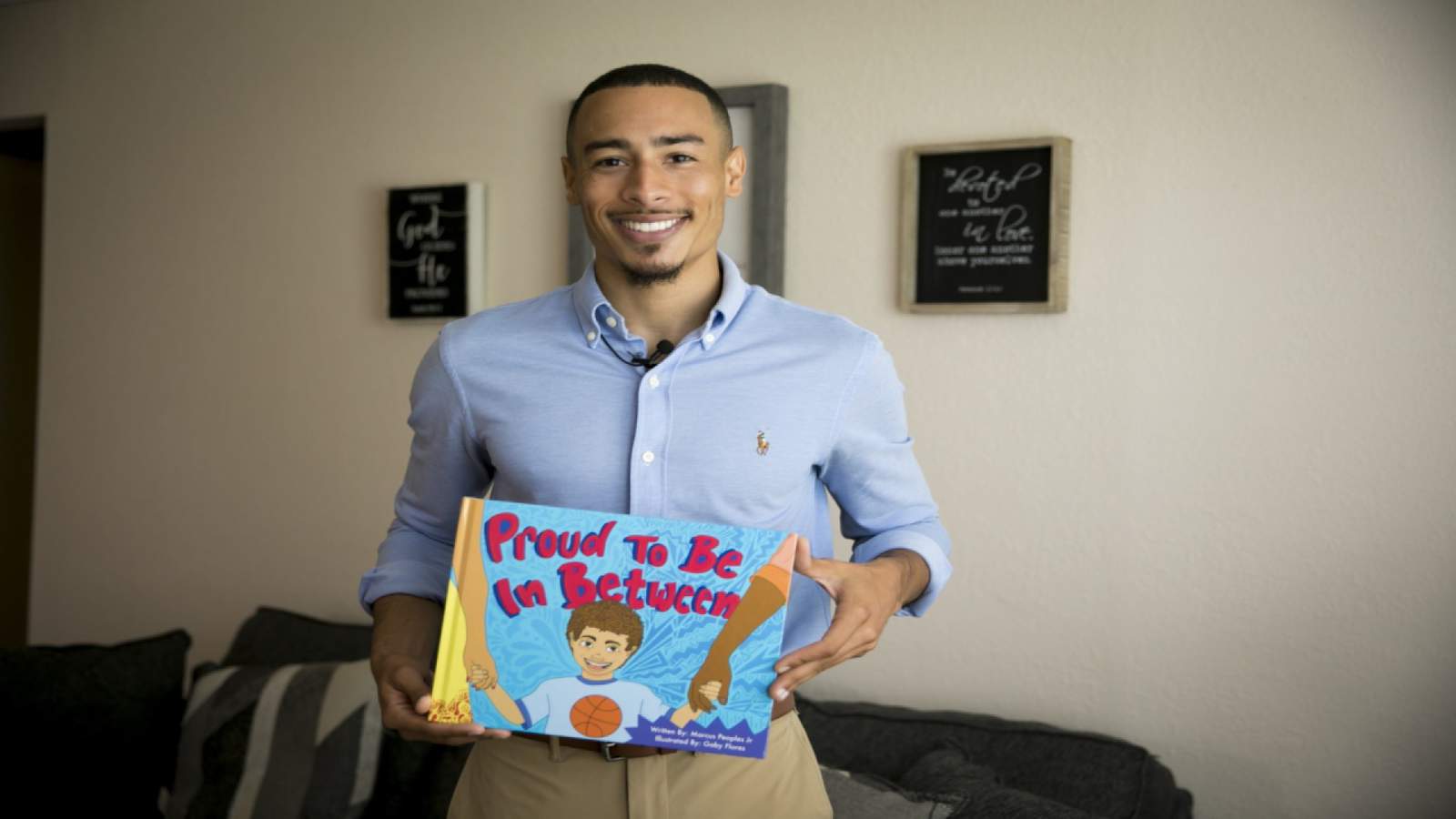 Real San Antonian: Marcus Peoples shares children’s book on being biracial