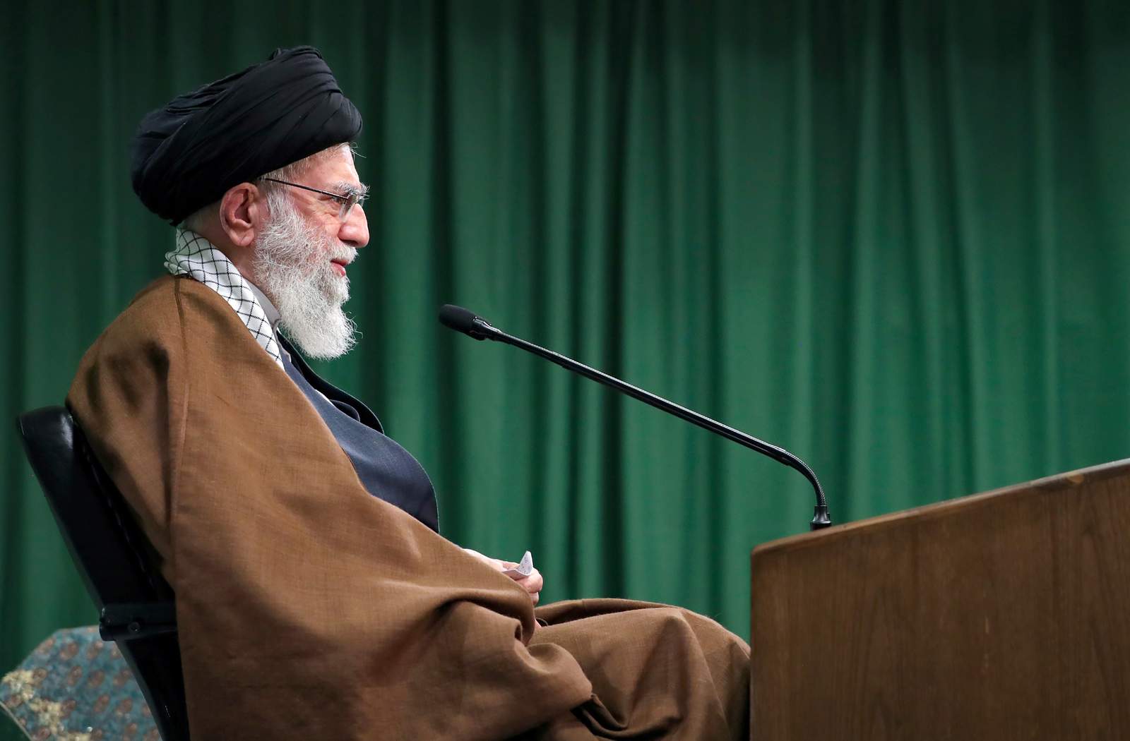 Iran's supreme leader, quoting Trump, mocks US election