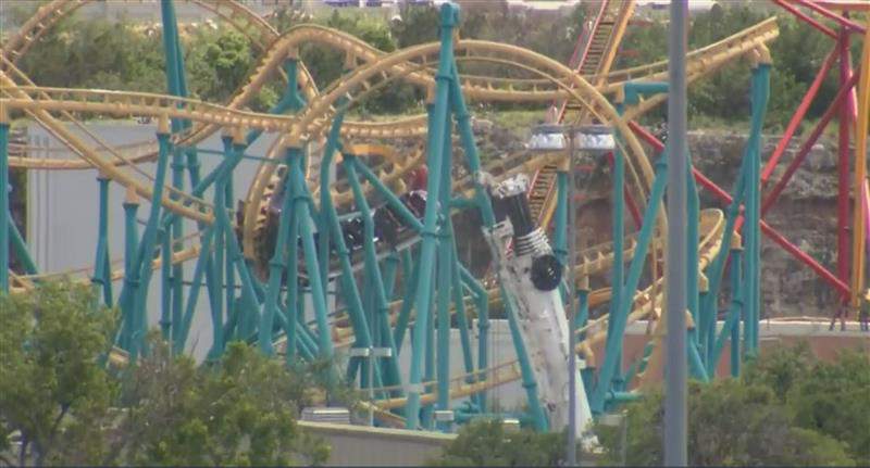 Six Flags Fiesta Texas: All 20 park attendees removed safely from stuck roller coaster