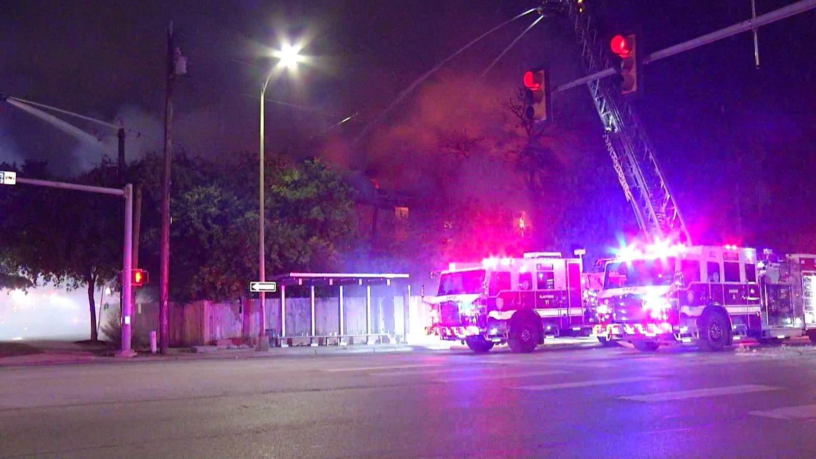 Firefighters extinguish fire at abandoned 2-story structure downtown