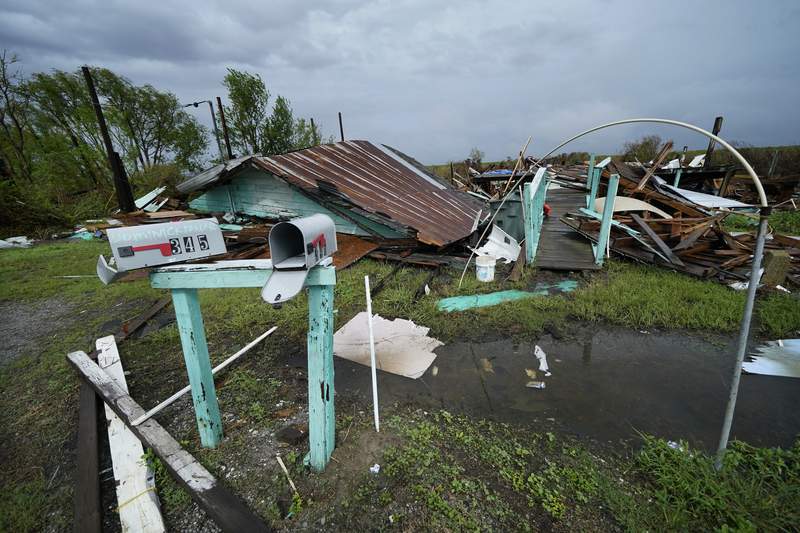 Nicholas lingers in Louisiana, dumps rain as far as Florida