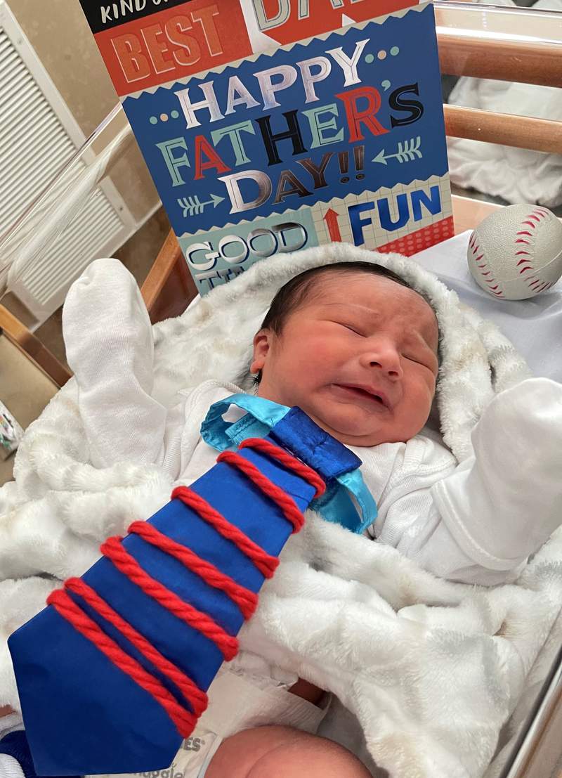 Northeast Baptist Hospital newborns celebrate first Father’s Day