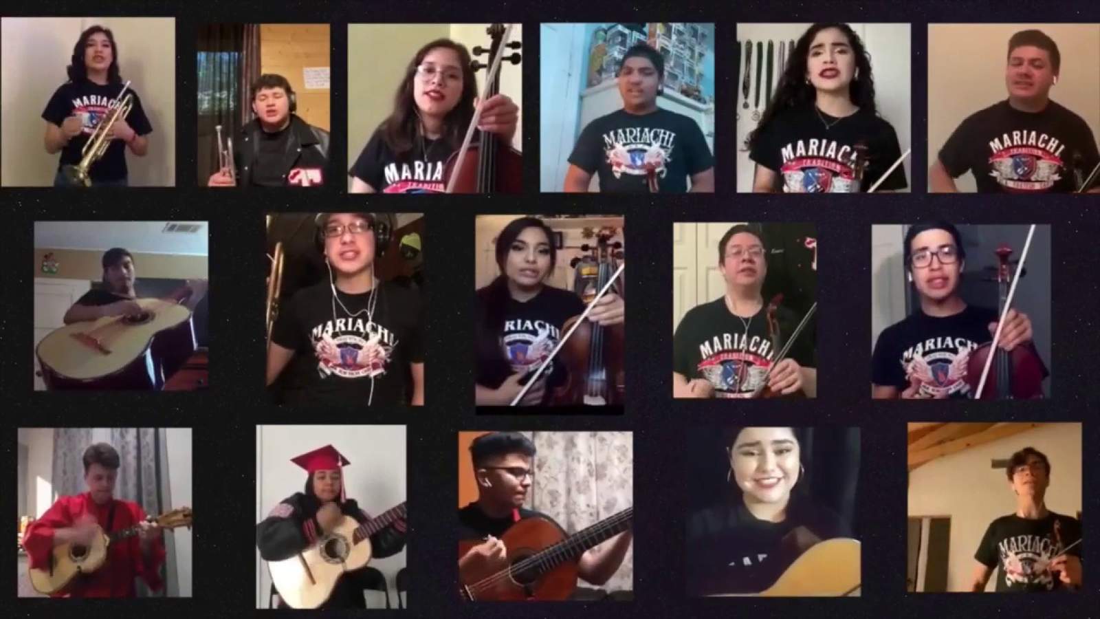 Local students hold virtual mariachi concert