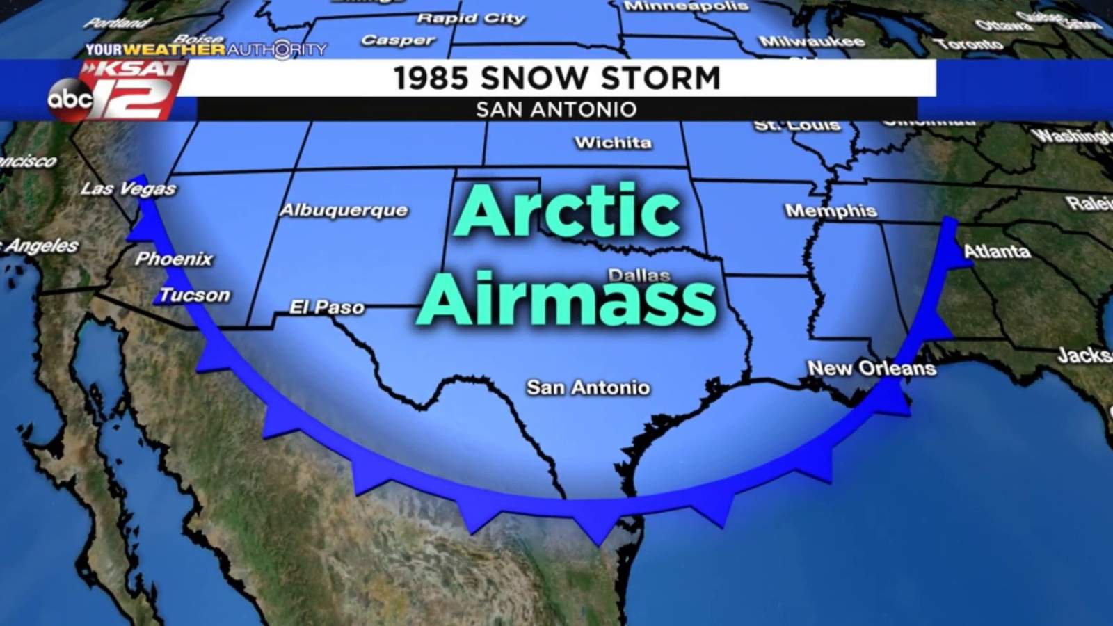 This Day in Weather History: January 12 is anniversary of San Antonio’s record setting 1985 snowstorm