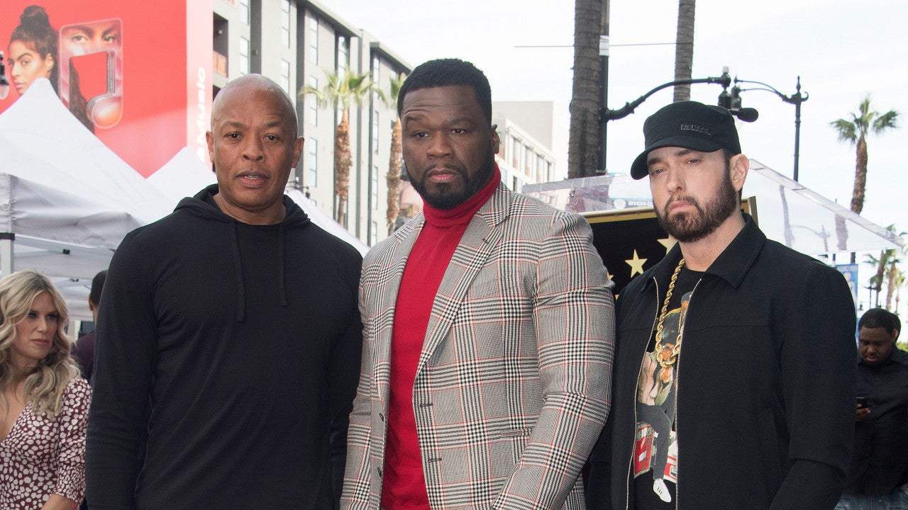 Eminem and Dr. Dre Show Their Support for 50 Cent at His Walk of Fame Ceremony