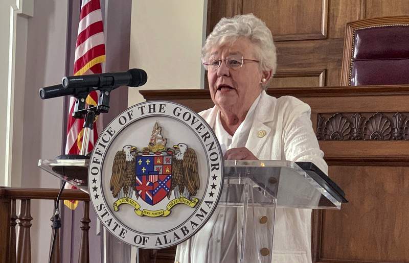 The Latest: Alabama Gov. Ivey extends help for hospitals