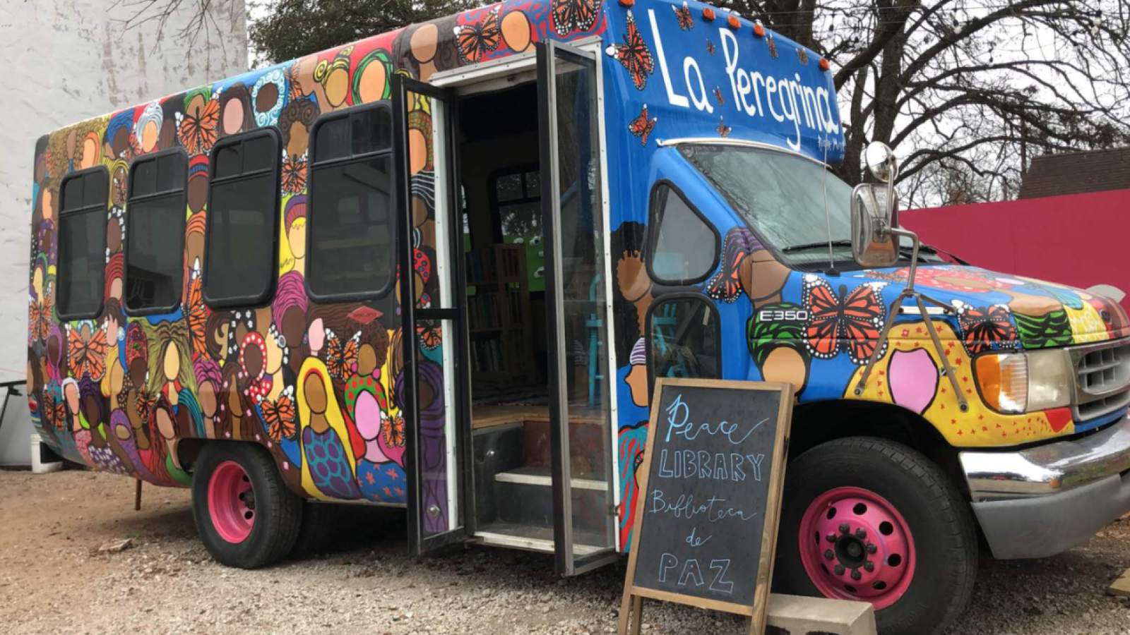 Southtown bus converted to library offers social justice collection