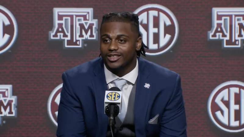 Texas A&M defensive star DeMarvin Leal tackles SEC Media Days