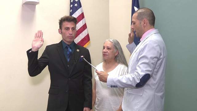Del Rio swears in its youngest, first-ever openly gay Mayor