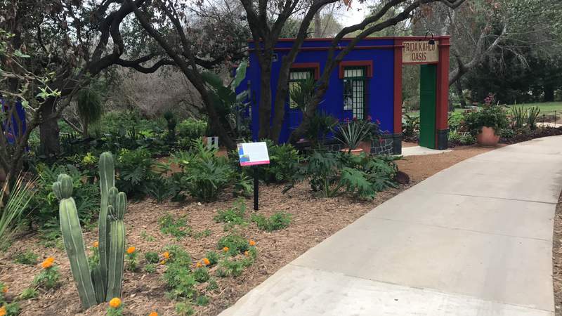 Frida Kahlo’s home, art inspiration brought to life at San Antonio Botanical Garden